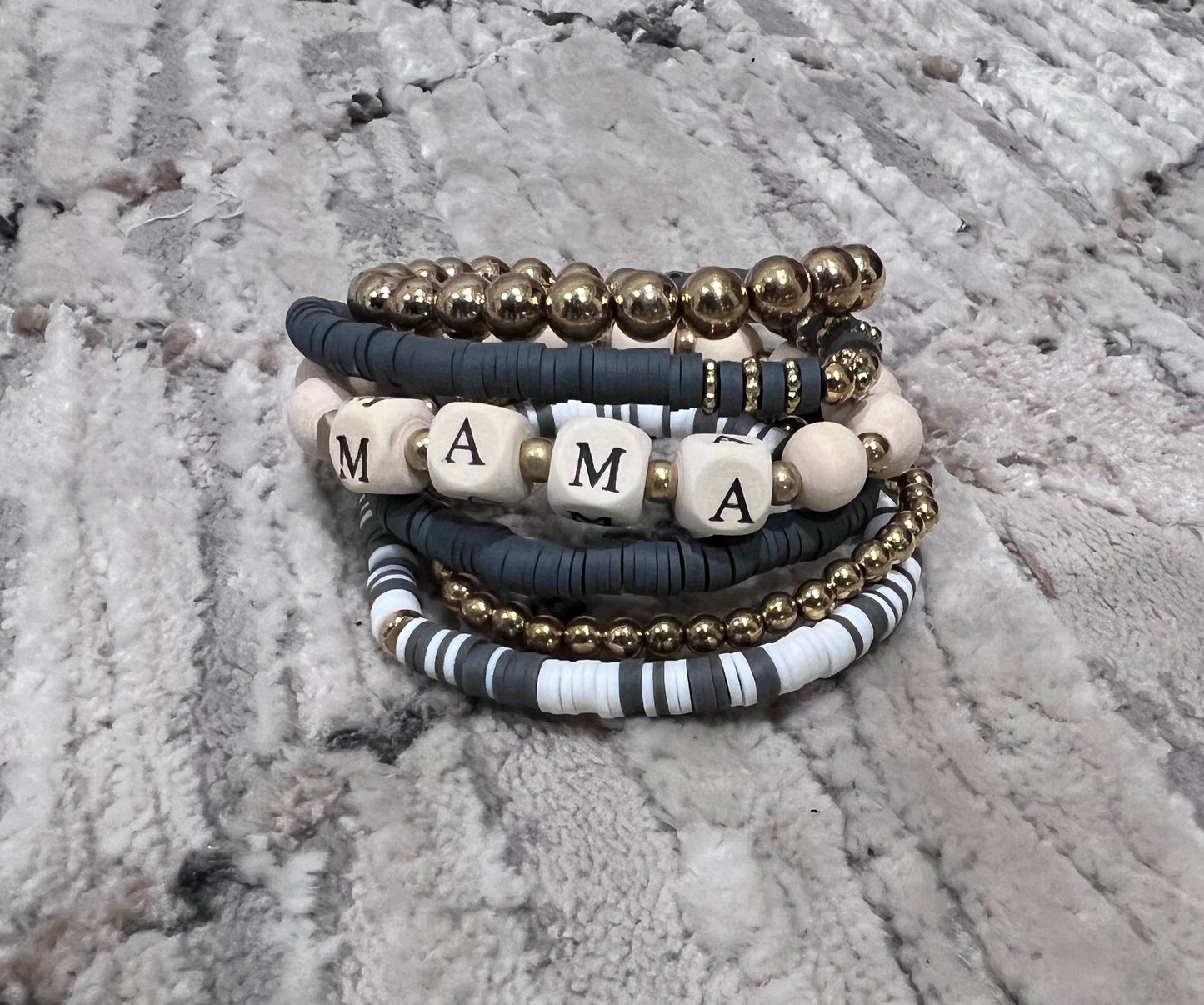 Set of 6 Mama Bracelets