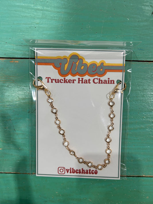 Clear stone Trucker Hat Chain